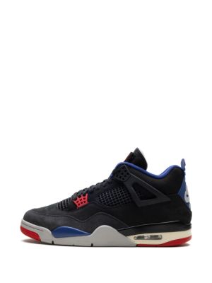 Air Jordan 4 "Rare Air - Black/Fire Red/Deep Royal Blue/Dark Smoke Grey/Tech Grey" sneakers
