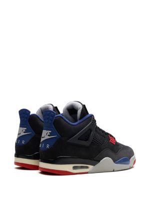 Air Jordan 4 "Rare Air - Black/Fire Red/Deep Royal Blue/Dark Smoke Grey/Tech Grey" sneakers