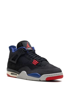 Air Jordan 4 "Rare Air - Black/Fire Red/Deep Royal Blue/Dark Smoke Grey/Tech Grey" sneakers